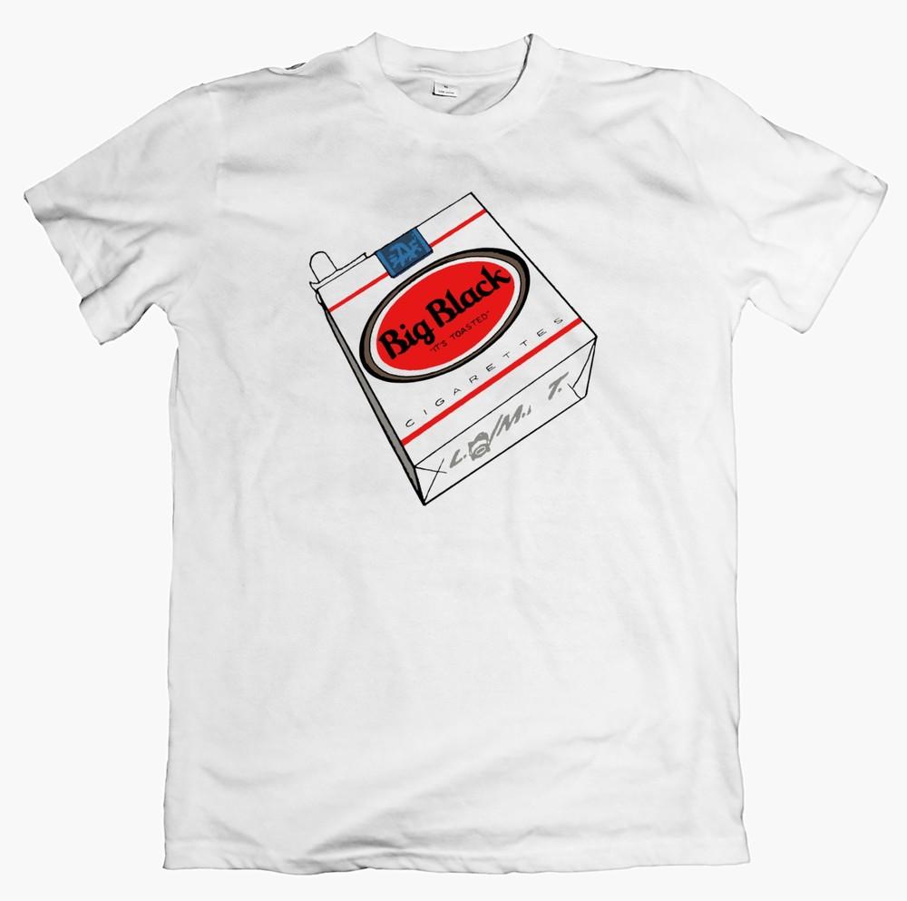 BIG BLACK Cigs TShirt 80s Noise Rock Alternative Band Tee Vintage Style shellac M