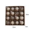 16pcs Foam Christmas Hanging Balls Set Sparkling Merry Christmas Decor  Home Decoration
