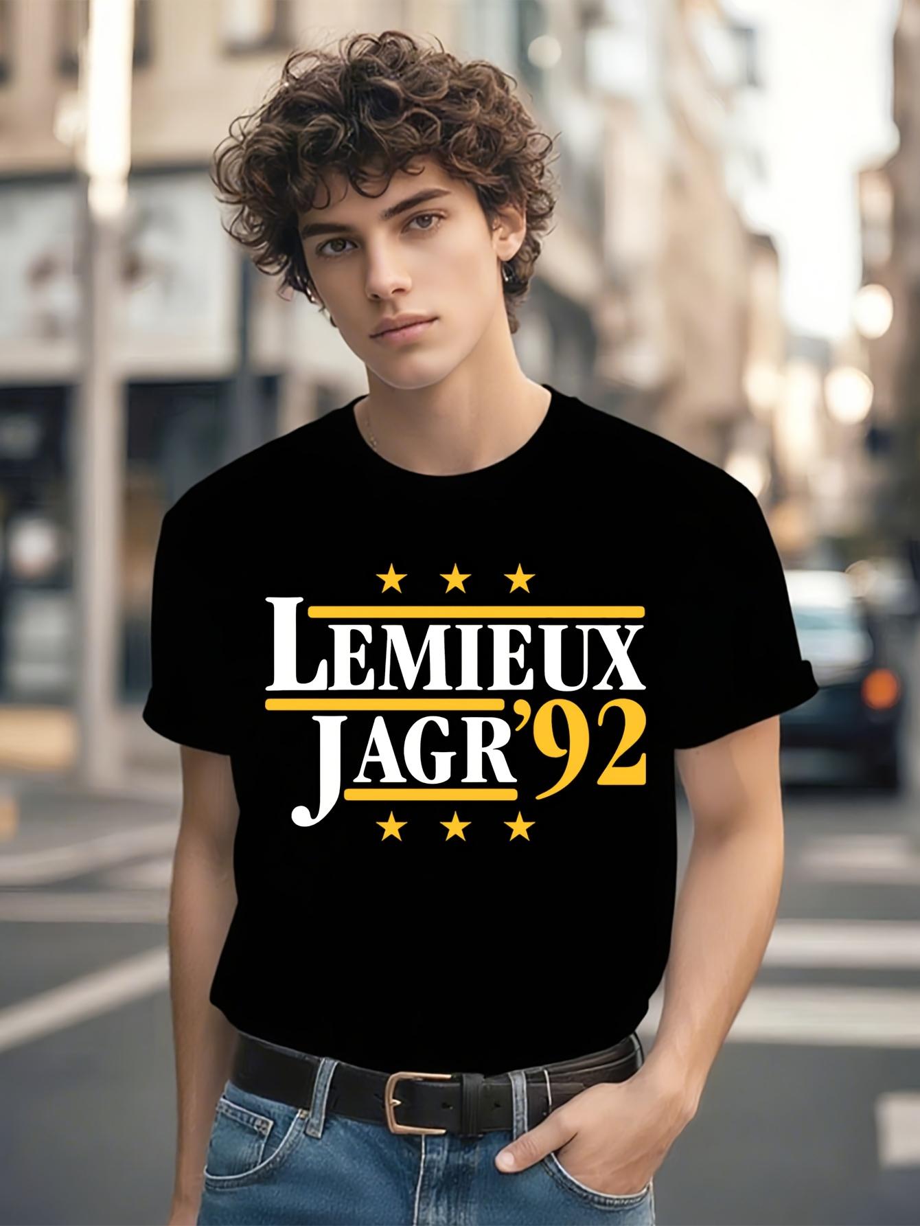 Lemieux Jagr 92 Political Campaign Parody Tshirt - Hockey... S