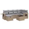 VidaXL Garden Lounge Set with Cushions 7 Pcs, Patio Sofas, Patio Furniture Set, Outdoor Furniture, Mix 3263805