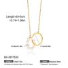 European & American Gold-Plated Stainless Steel Baroque Freshwater Pearl Necklace - Light Luxury, High-End, Non-Fading
