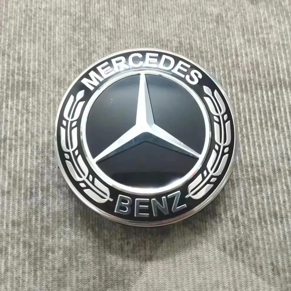 4PCS 75mm Metal Emblem Car Wheel Center Hub Cap Cover Badge For Mercedes Benz AMG GLK GLE GLC W203 W206 W220 W205 W211 W212 201