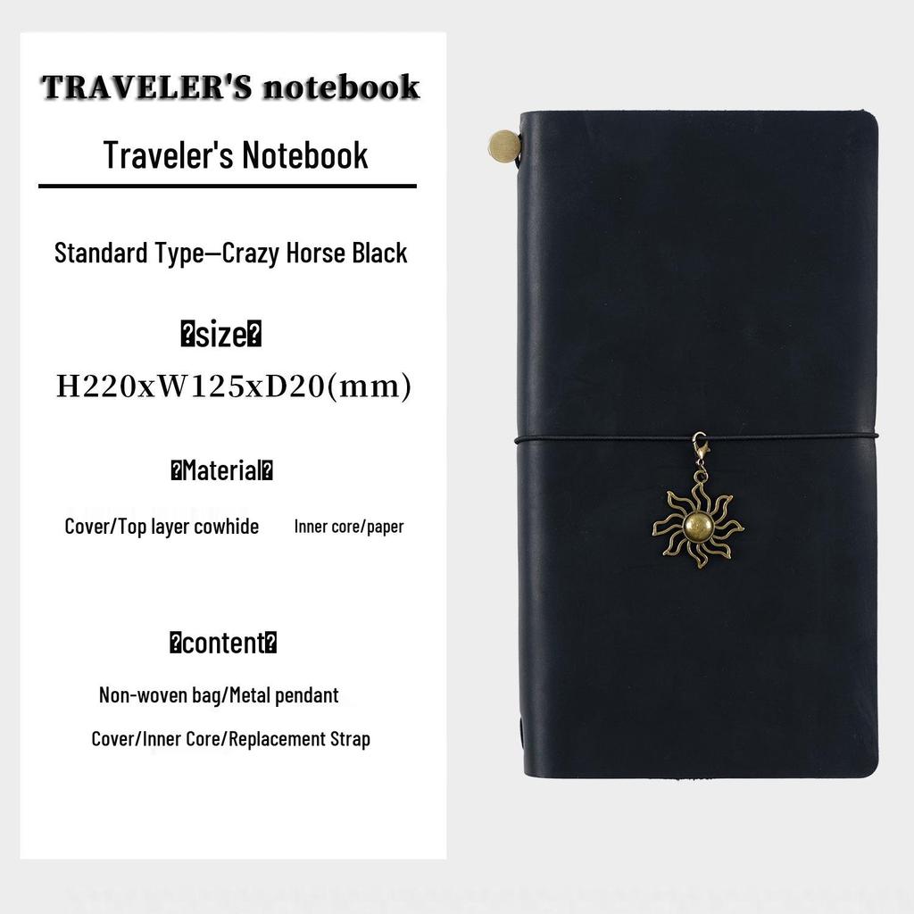 Diário de Viagem TN: Caderno Artesanal de Couro de Vaca Vintage