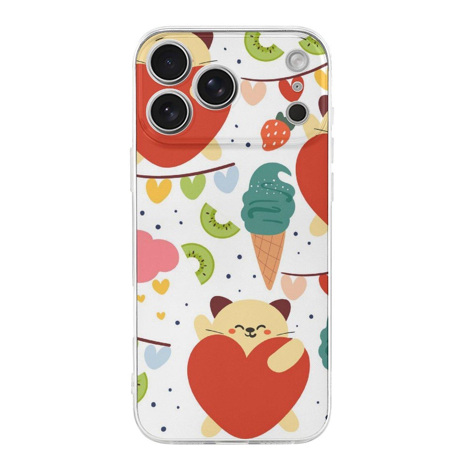 

1 Pack For Iphone 17/17Air/17Pro/17ProMax Clear Soft Tpu Protective Slim Case With Anti Drop Edges And Clean Flexible Daily Design IPHONE-17ProMax белый