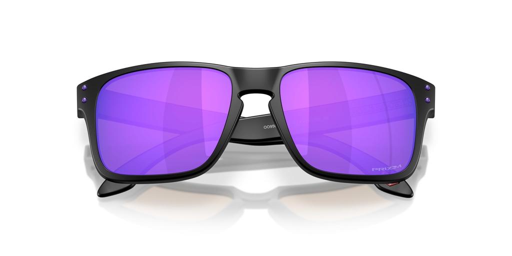 Oakley Sunglasses Matte Black Frame Prizm Violet 53mm Men's 0OO9509, (Front), Lens,