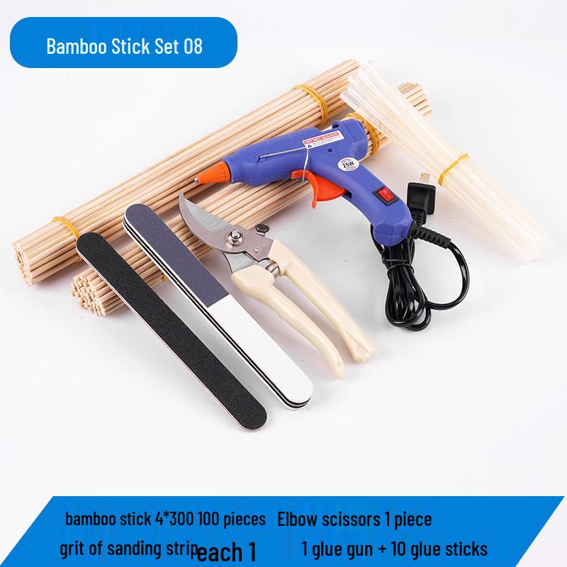 Bamboo and Wooden Craft Sticks: DIY Model Strips and Slices