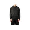 Armani Exchange Embroidered Single-Breasted Long Sleeve Baseball Collar Pilot Jacket Men jackets Black 3DZB13-ZNJ7Z-1200