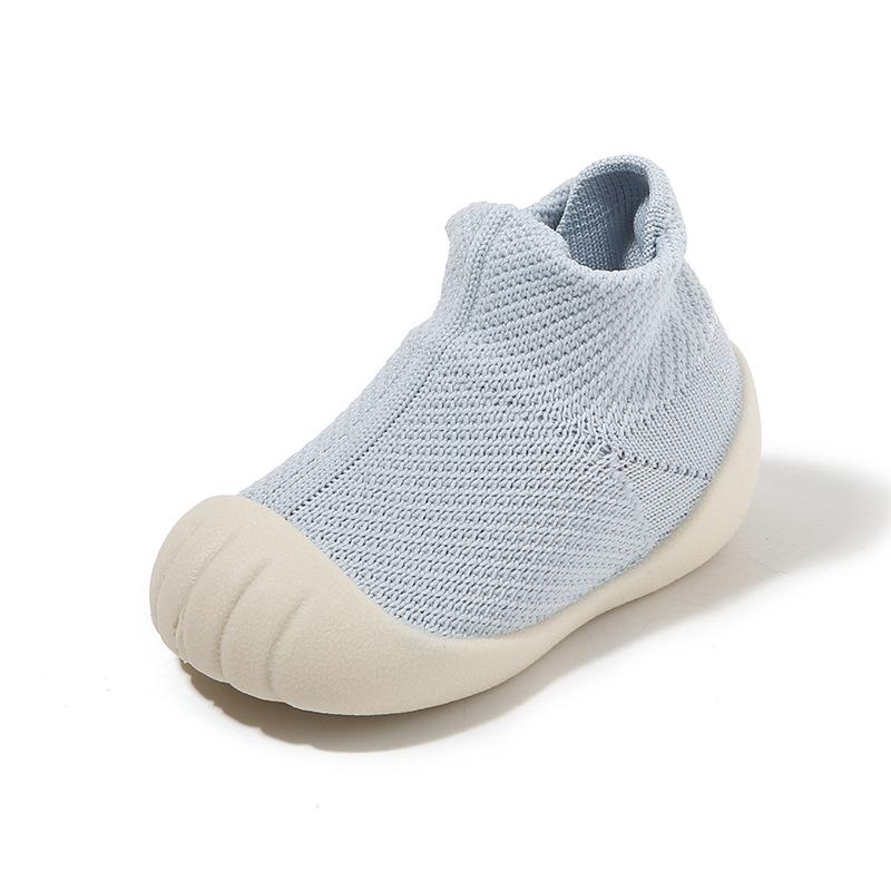 New Autumn/Winter Mid-Calf Non-Slip Baby Walking Socks - Korean Style, Anti-Drop Design for Toddlers