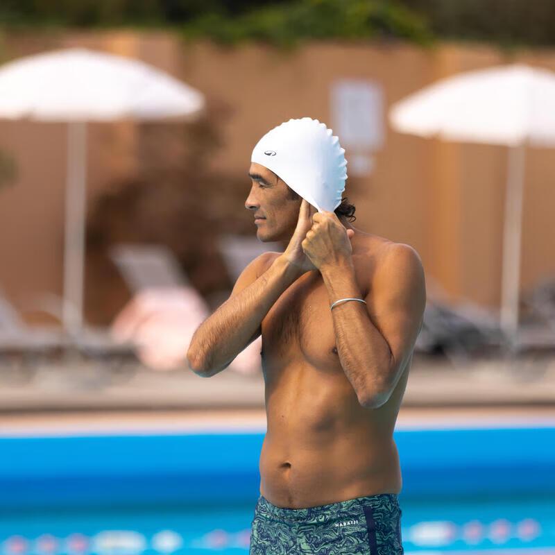 Decathlon Silikon-Badekappe