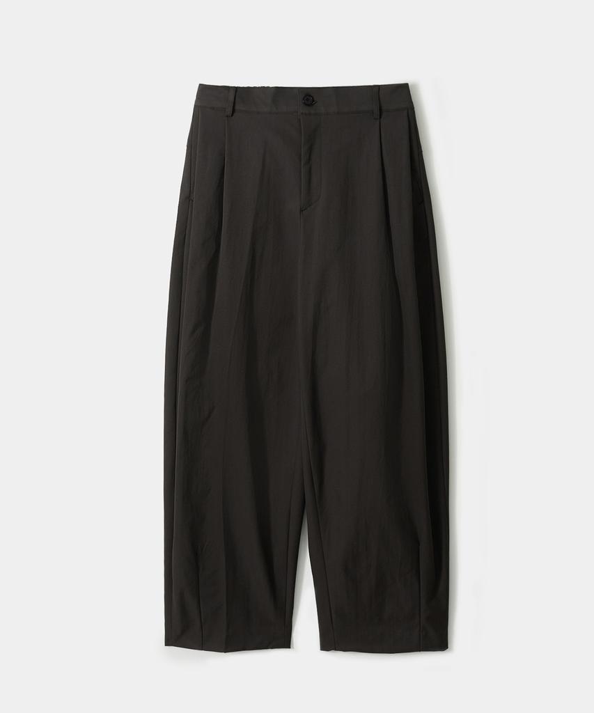 TRIP LE SENS Fw Side Pintuck Curved Pants_Black