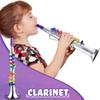 Four-tone Kids Saxophone Toy Simulated Musical Simulation Clarinet Toy  Parent-Child
