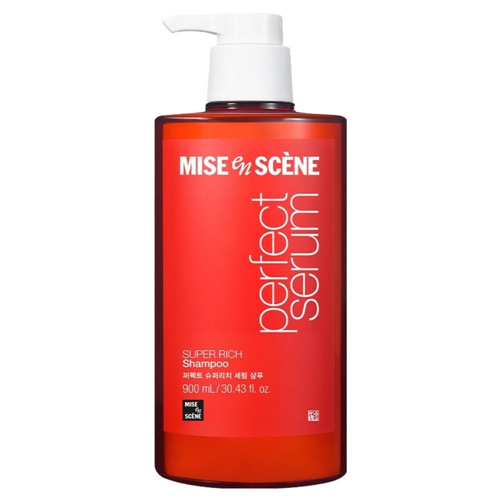 Mise-en-scène Perfect Super Rich Serum Extreme Damage Care Shampoo Floral Musk Scent 900ml 1 Pcs