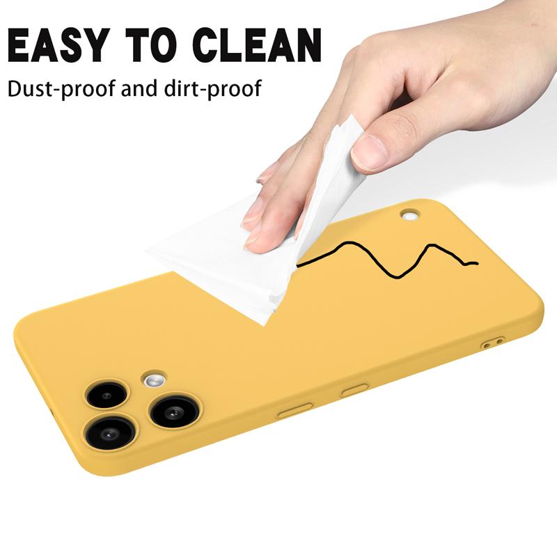 Pro pouzdro Nothing Phone 3A Lite Měkký prémiový kryt s popruhem z tekutého silikonu s flockováním uvnitř pro NothingPhone 3a Lite