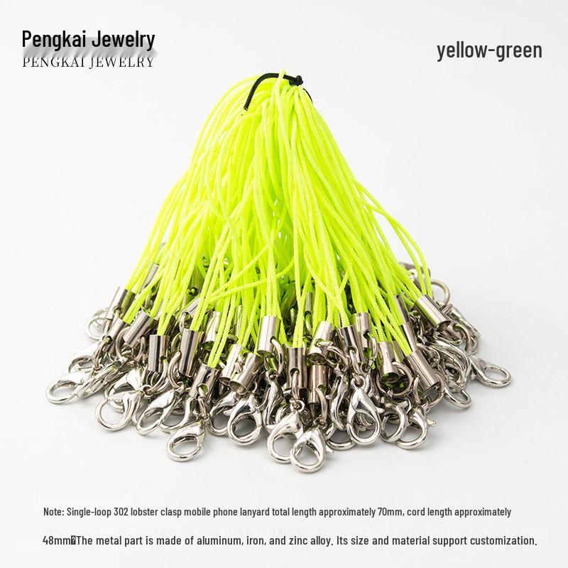 DIY Buntes Handy-Lanyard mit Karabinerverschluss – Handgefertigtes Schmuckaccessoire und Anhängerseil
