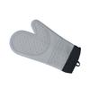 Silicone Oven Gloves Microwave Oven Gloves Heat Resistant Baking Antiscald Thickened Baking Gloves Gray