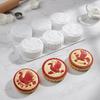 Silicone Auspicious Clouds Mooncake Mold 6 Cavities Mung Bean Cake Mold Soap Mold  Kitchen