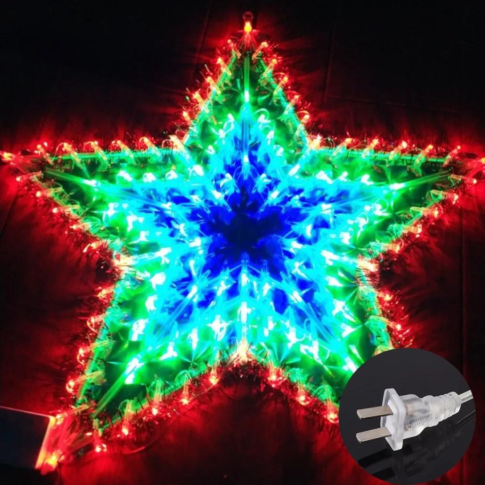 Beautiful Plug-in Peacock Lights Sunflower Star DIY LED Lights Multicolor Atmosphere Lights Holiday Party