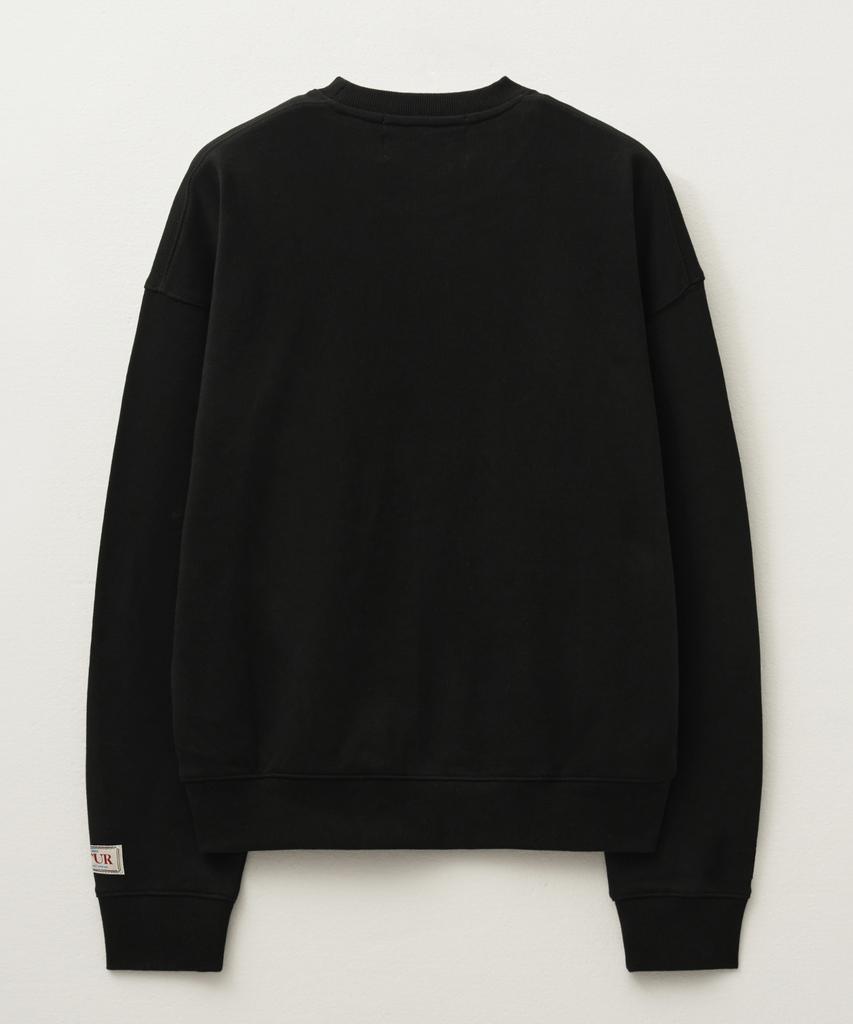 Seteo Classic Logo Sweatshirt Black Pink