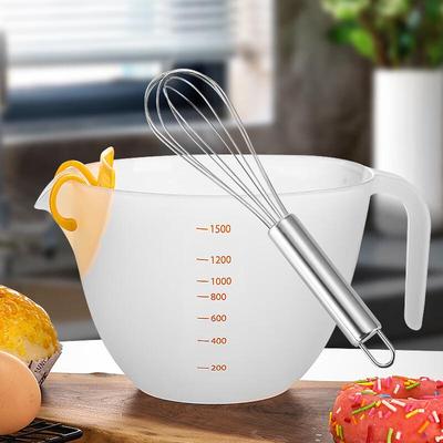 Zhaoran 1500ml Mattes Messbecher-Set aus Kunststoff