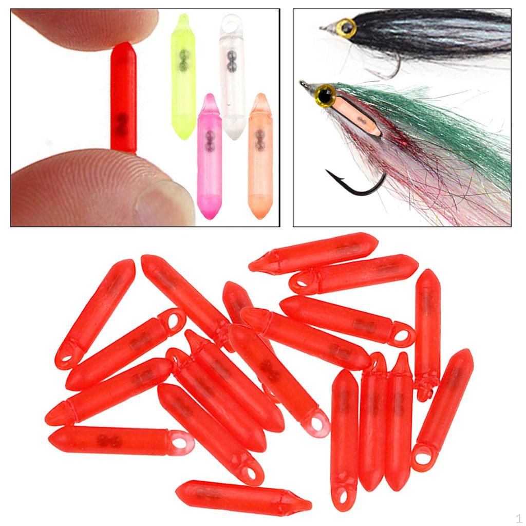 20 Pieces Fishing Rattles Accessories Tackle Easy to Use Freshwater Tools
