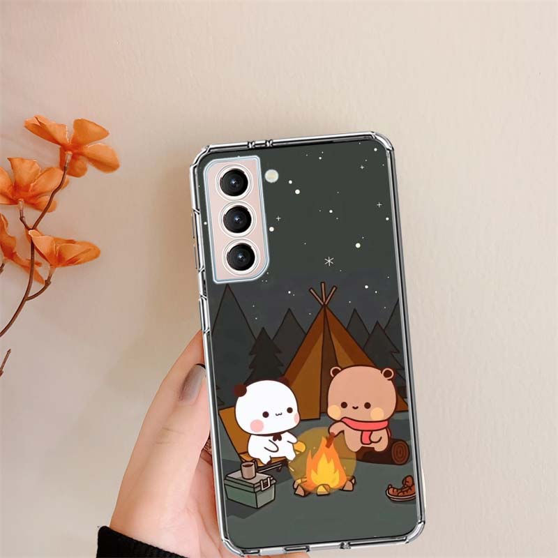 Cute BuBu DuDu Clear Phone Cases for Samsung S26 Ultra Galaxy S25 Edge S24 S23 FE S21 Plus S20 S22 S10 Cover Patterned Compatibl