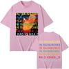Rock Band Radiohead In Rainbows Album Merch T-shirt Men Women Clothing Y2k Fashion T-shirts Summer Casual Loose Cotton T Shirts