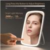 Makeup Mirrors Adjustable Angle Led Makeup Mirror Natural White