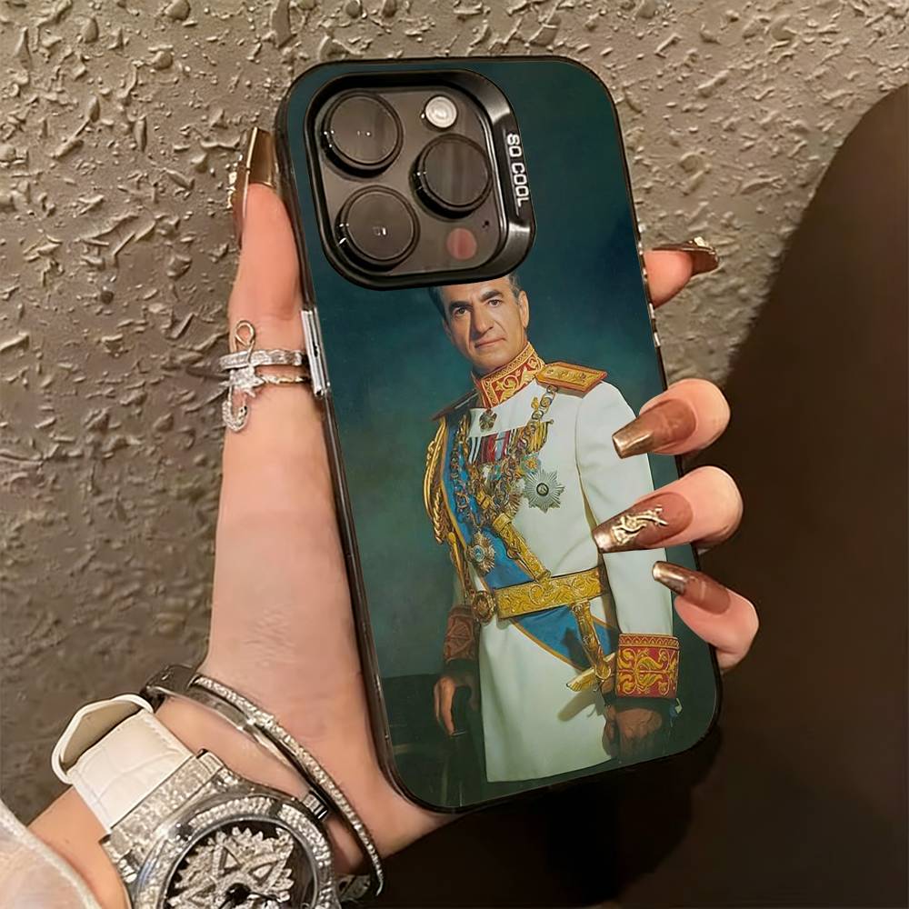 

Mohammad R-Reza Pahlavi-I Phone Case For iPhone 17,16,15,14,13,12,11 Plus,Pro Max,XS,Colorful Silver Black Cover iPhone12
