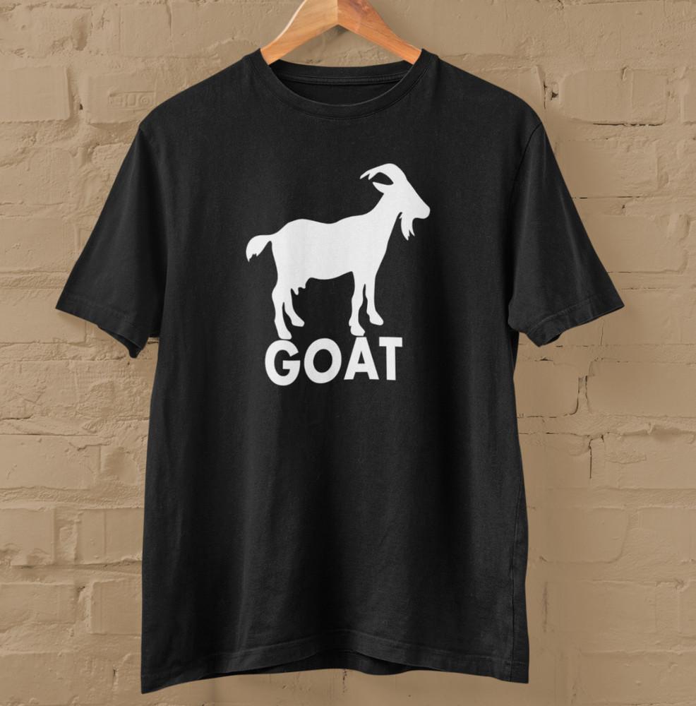 GOAT - Greatest Of All Time T-Shirt (Gildan The Best No.1 Ultimate Funny Silly)  Unisex T-Shirt L