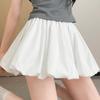 Floral Pattern Plus Size Short Skirt With Pleated Design For Summer Casual Wear