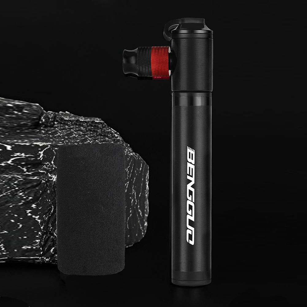 110PSI Mini Bike Pump Aluminum Alloy Bicycle Tire Pump Fits and Schrader Bicycle Hand Pump MTB Road Bicycle CO2 Air Pump