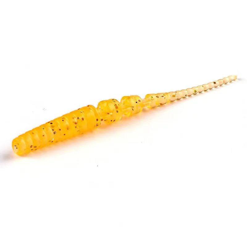 Multi-Jointed Micro-Lure: Needle Tail Soft Bait for Aspius, Perch, Tilapia, and Sunfish Fishing