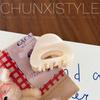 Elegant Acetate Half-Circle Claw Clip for Women – Versatile High-End Hair Accessory