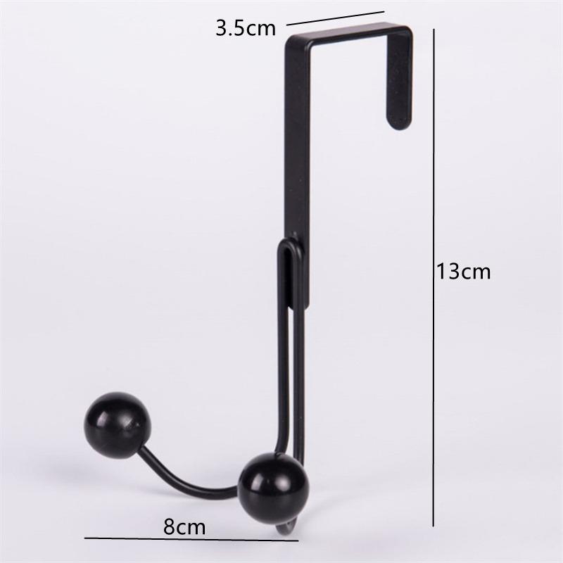 

Крючки для дверей спальни, вешалка для одежды над дверью, металлическая домашняя организация хранения, двойные крючки, держатель для сумок, рельсы