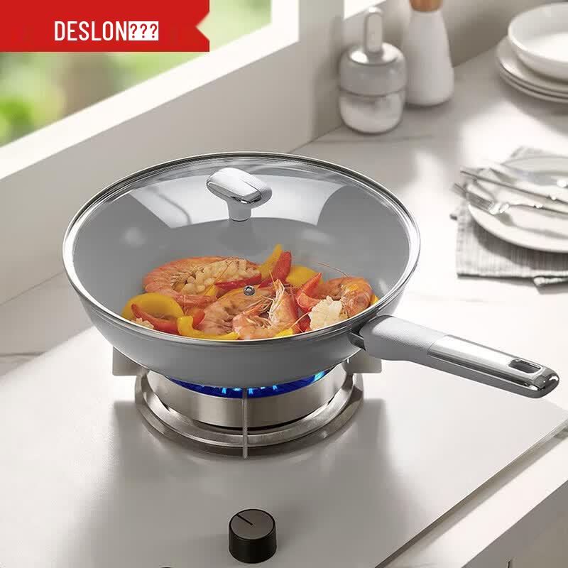 DESLON Ceramic Non-Stick Wok
