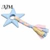 Bite Resistant Dog Toy Star Shaped Chew Toy, Pet Boredom with Braided Cloth Strip, Aggressive Chewer Teeth Cleaning Teething
