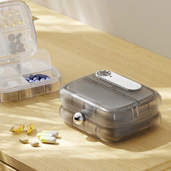 Weekly Pill Organizer Box Portable 7-Day Pill Box Sealed Mini Pill Case