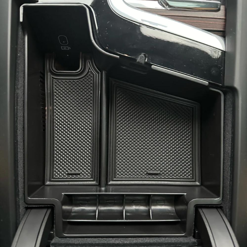 For Volvo XC60 XC90 S90 S60 V60 V90 2017-2026 Car Center Console Armrest Box Storage Tray Holder Organizer Container Accessories