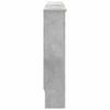 Radiator Cover Concrete Grey 112 x 19 x 81.5 cm Particleboard
