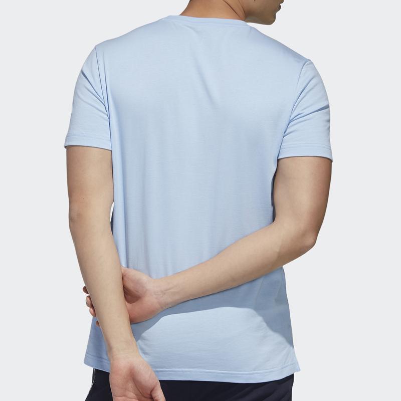 Adidas Neo Donald Duck Graphic Straight T-Shirt Couples Edition Unisex Top Pink Light-Blue GJ5643