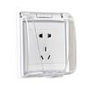 86 Type Protection Socket Electric Plug Cover Switch Protective Cover Wall-mounted Socket Waterproof Box Bathroom Hardware