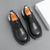 Men All Season Shoes Lace Up Leather Casual Comfortable Comfortable Wear For Daily Use Durable Material With Good Quality
