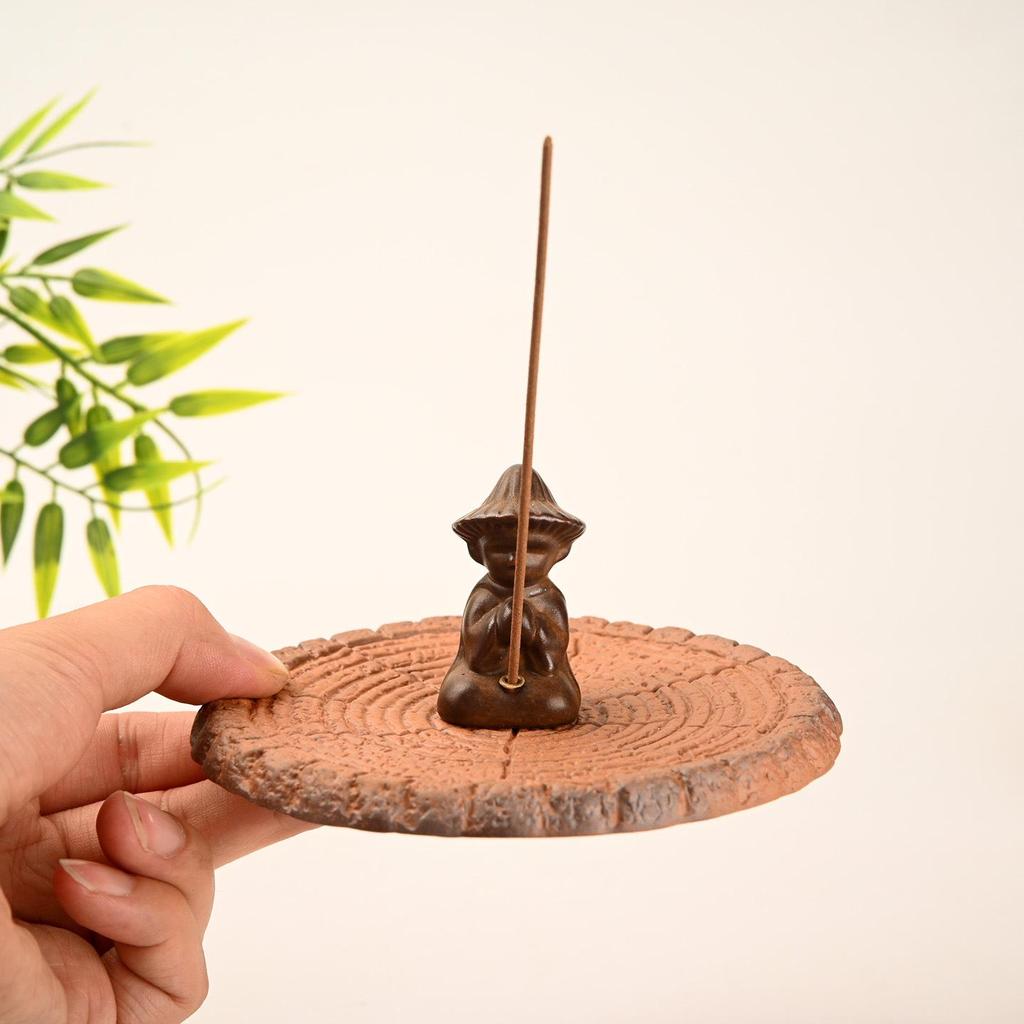 Ceramic Incense Burner for Indoor Use - Creative Holder for Agarwood & Sandalwood