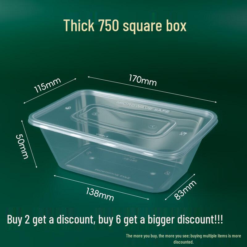 

Disposable Round Takeaway Container with Lid