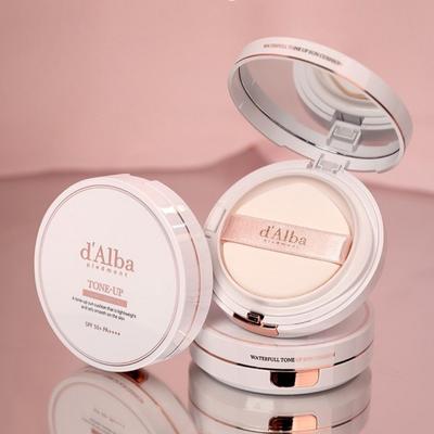 Dalba Waterful Tone-Up Sun Cushion SPF50+ PA++++, 15g, 2 Pieces