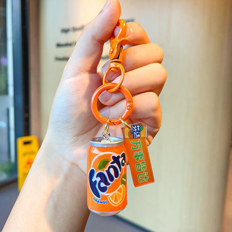 Portachiavi Mini Lattina di Soda in Resina Realistica Accessori alla Moda per Feste e Regali