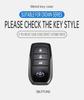For Toyota 2026 Hot Hub Caps Car Key Case Cover Shell Keychain Accessories For Toyota CHR Hilux Fortuner Land Cruiser 200 Camry