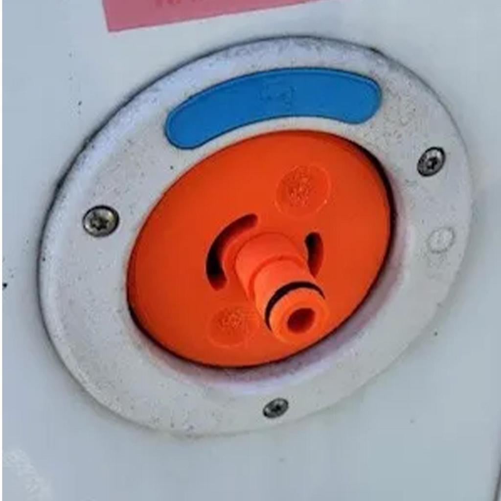 Replacement RV Water Inlet, Leak Proof Fresh Water Tank Filler Cap Adapter For Outdoor Campers Trailer City Connection