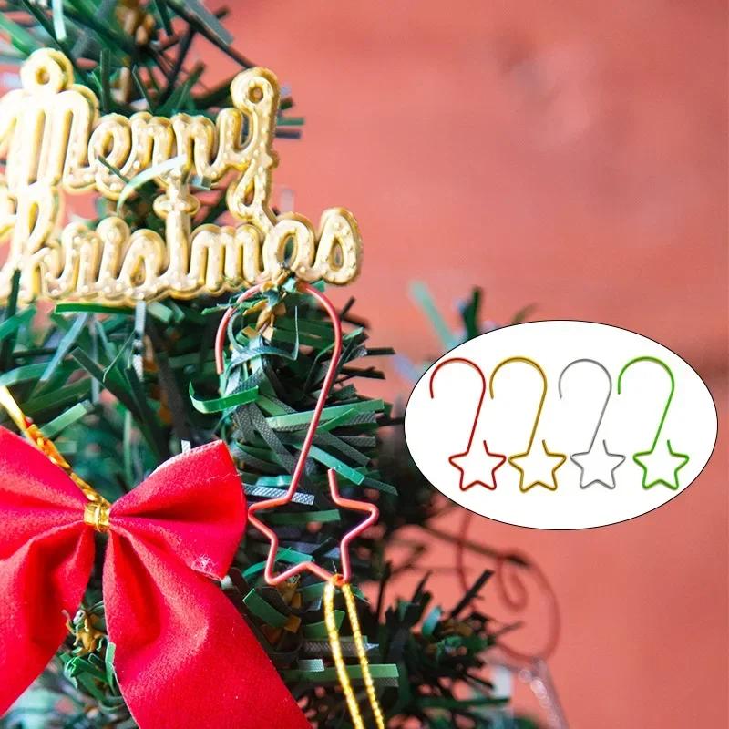 20 Stück S-förmige Haken Weihnachtshaken Weihnachtsbaum Dekorationszubehör zum Aufhängen von Weihnachtsgeschenken Heimaufbewahrungsorganisator