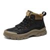 Fashion New Trend Stylish Men's Ankle Boots Fashion High-top Lace-up Casual Leather Shoes Versatile Outdoor Motocross Boots Simple Botas